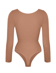 Long Sleeve Ruched Bodysuit