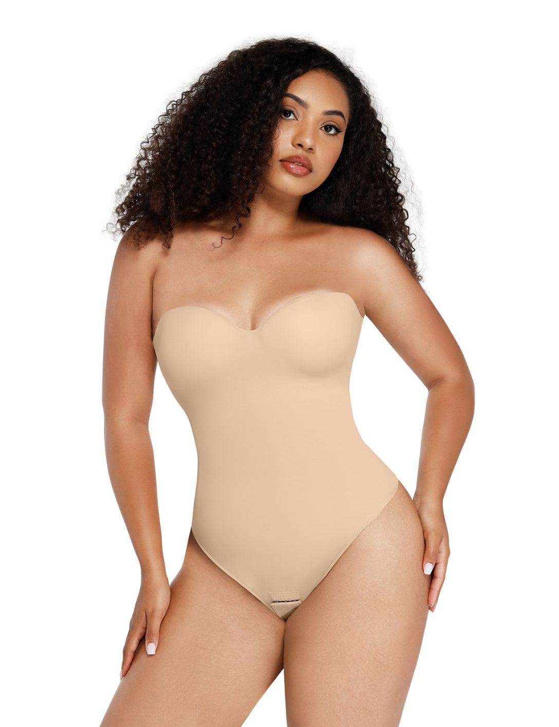Strapless Supportive Shapewear Bodysuit