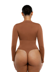 The Deep V Zip Bodysuit