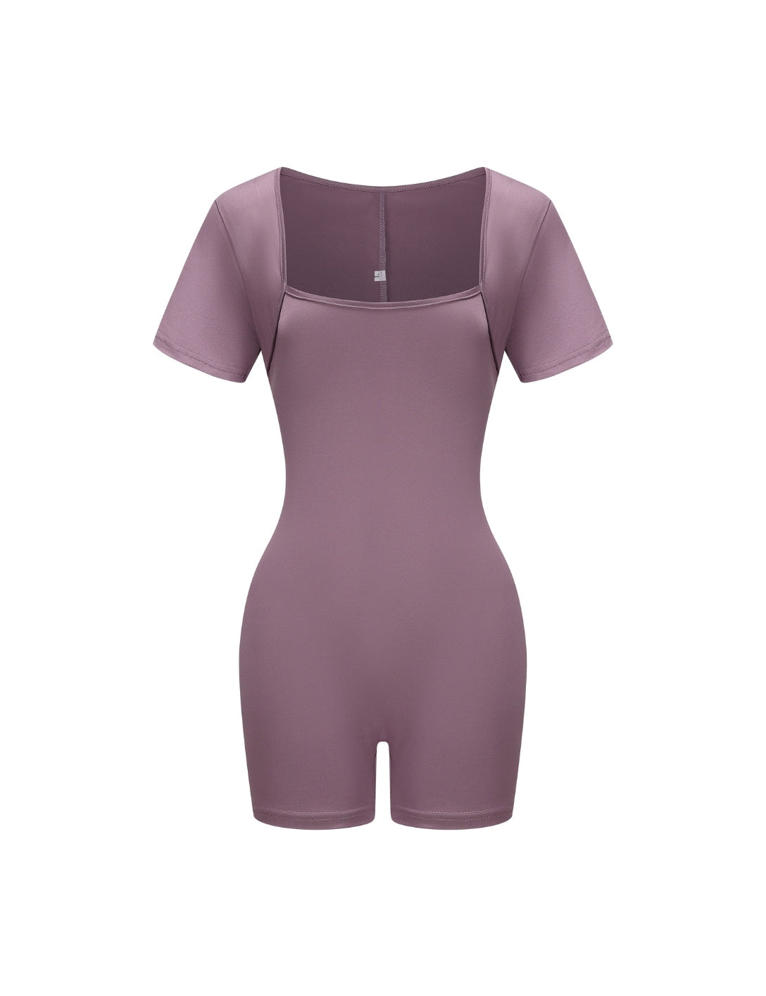 Square Neck Short Sleeve Jumpsuit