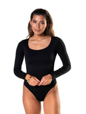 Long Sleeve Thong Bodysuit