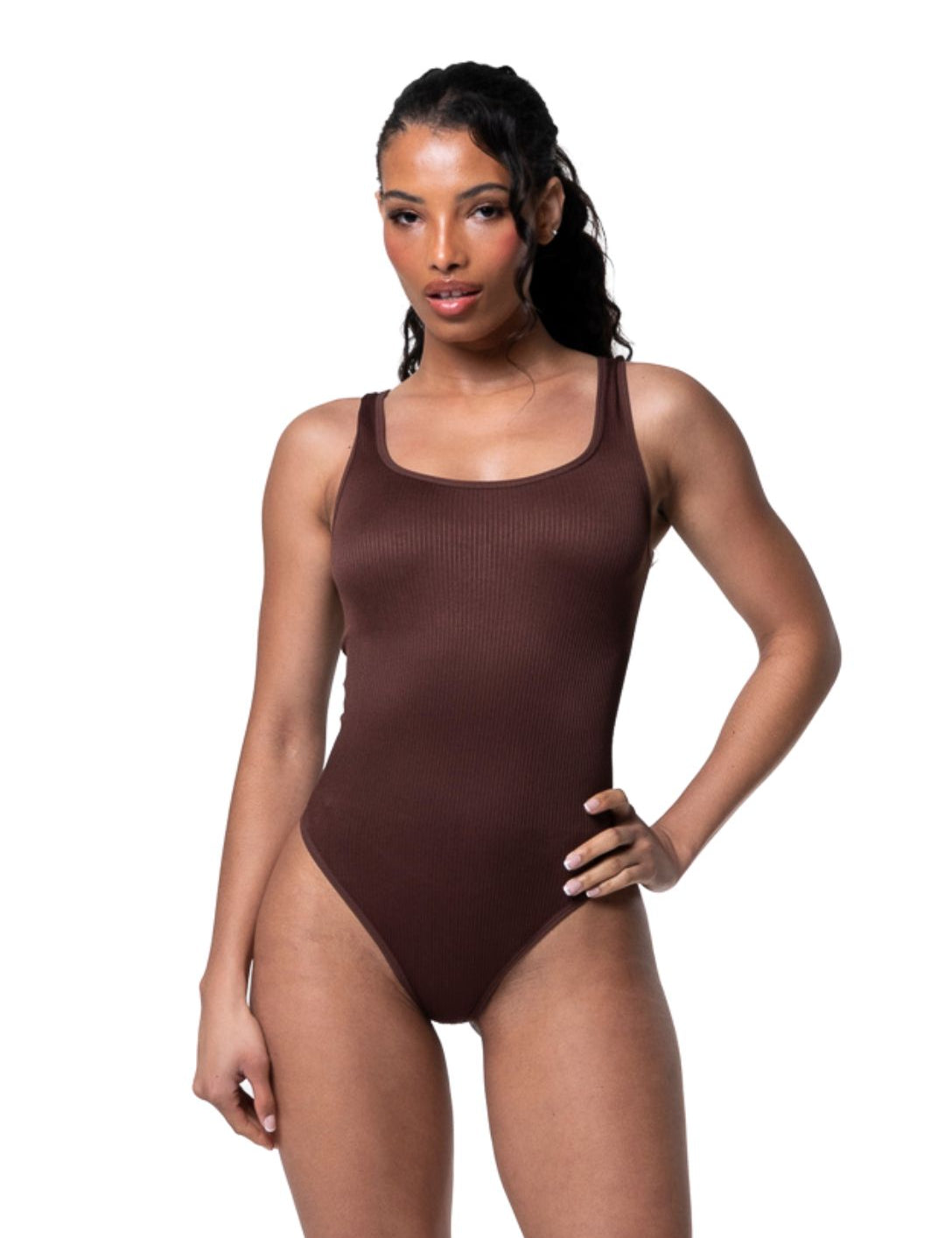 Ribbed Snatched Shapewear Bodysuit