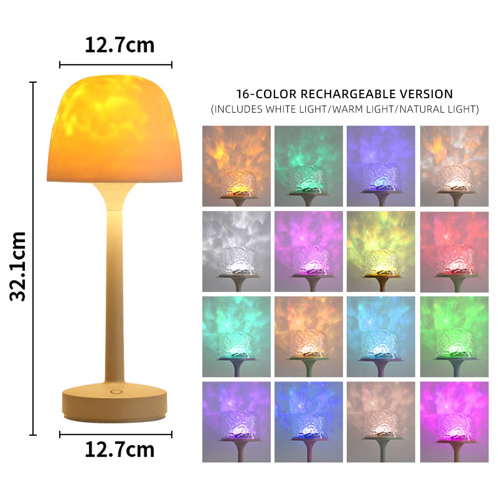 Romantic Water Ripple Night Light